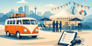 VW Bus mieten für Veranstaltung - worauf achten
