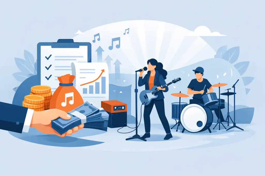 Konzertförderung für unabhängige Bands