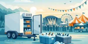 Kühlanhänger für Festivals mieten: Was zählt